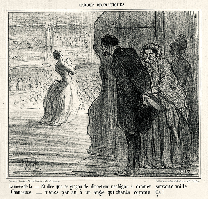  奥诺雷·杜米埃 Honore Daumier ——步行者1